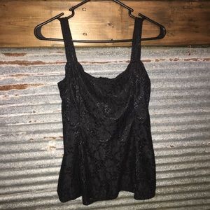 Tank top dress shirt